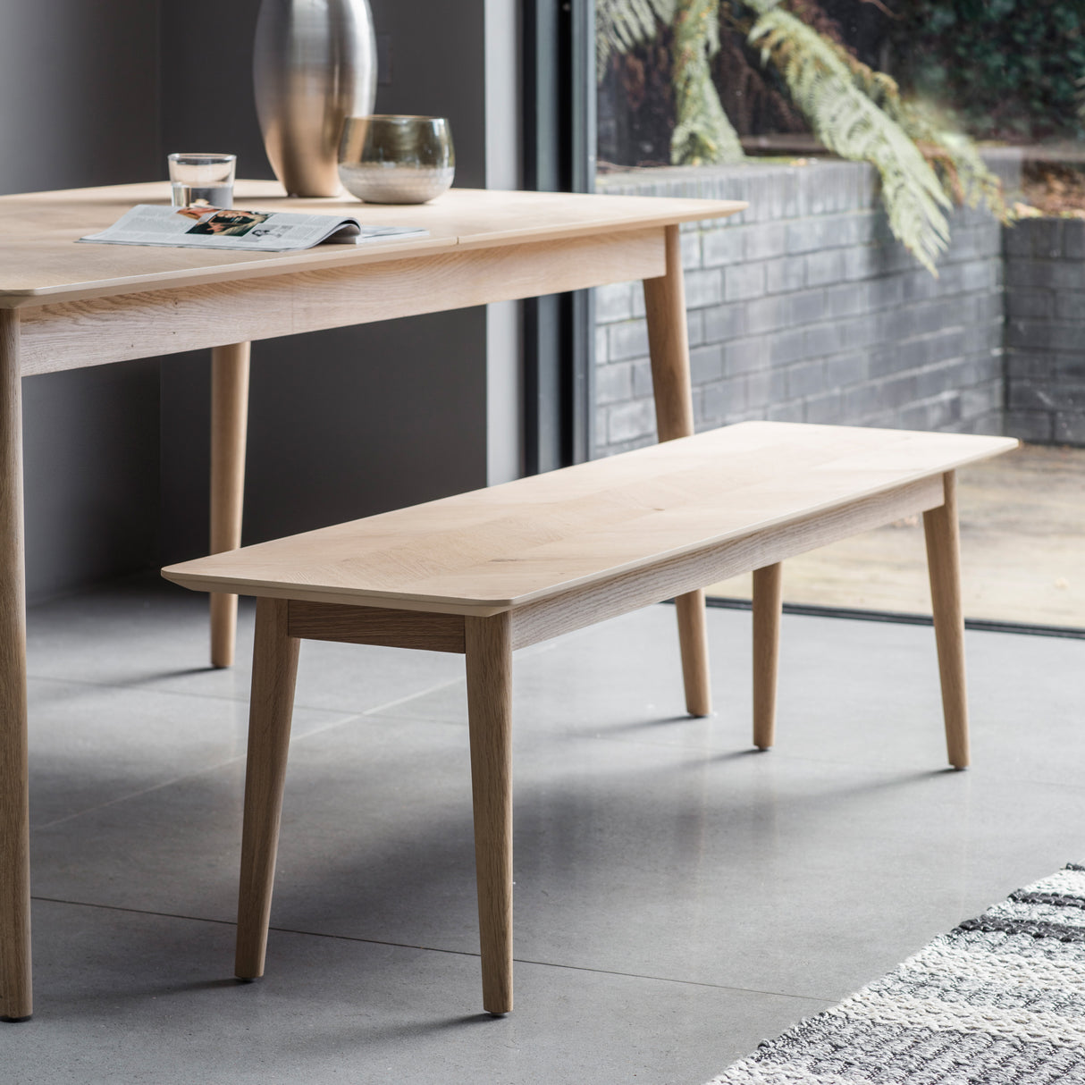 Amos Milano Dining Bench  –  from Amos Lighting + Home