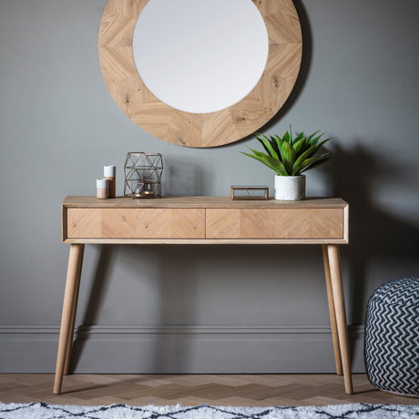 Amos Milano 2 Drawer Console Table  –  from Amos Lighting + Home