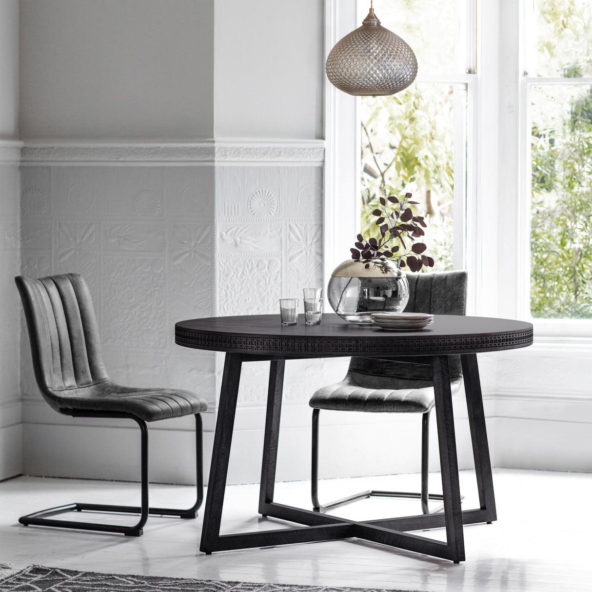 Amos Boho Boutique Round Dining Table  –  from Amos Lighting + Home