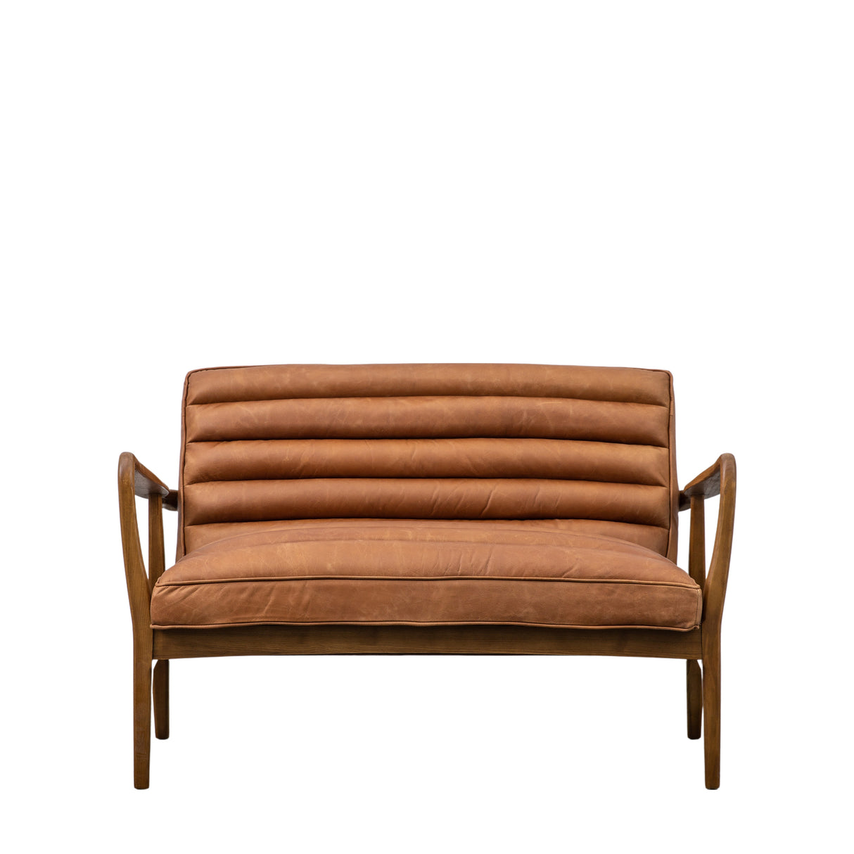 Amos Datsun 2 Seater Sofa Vintage Brown Leather from Amos Lighting + Home