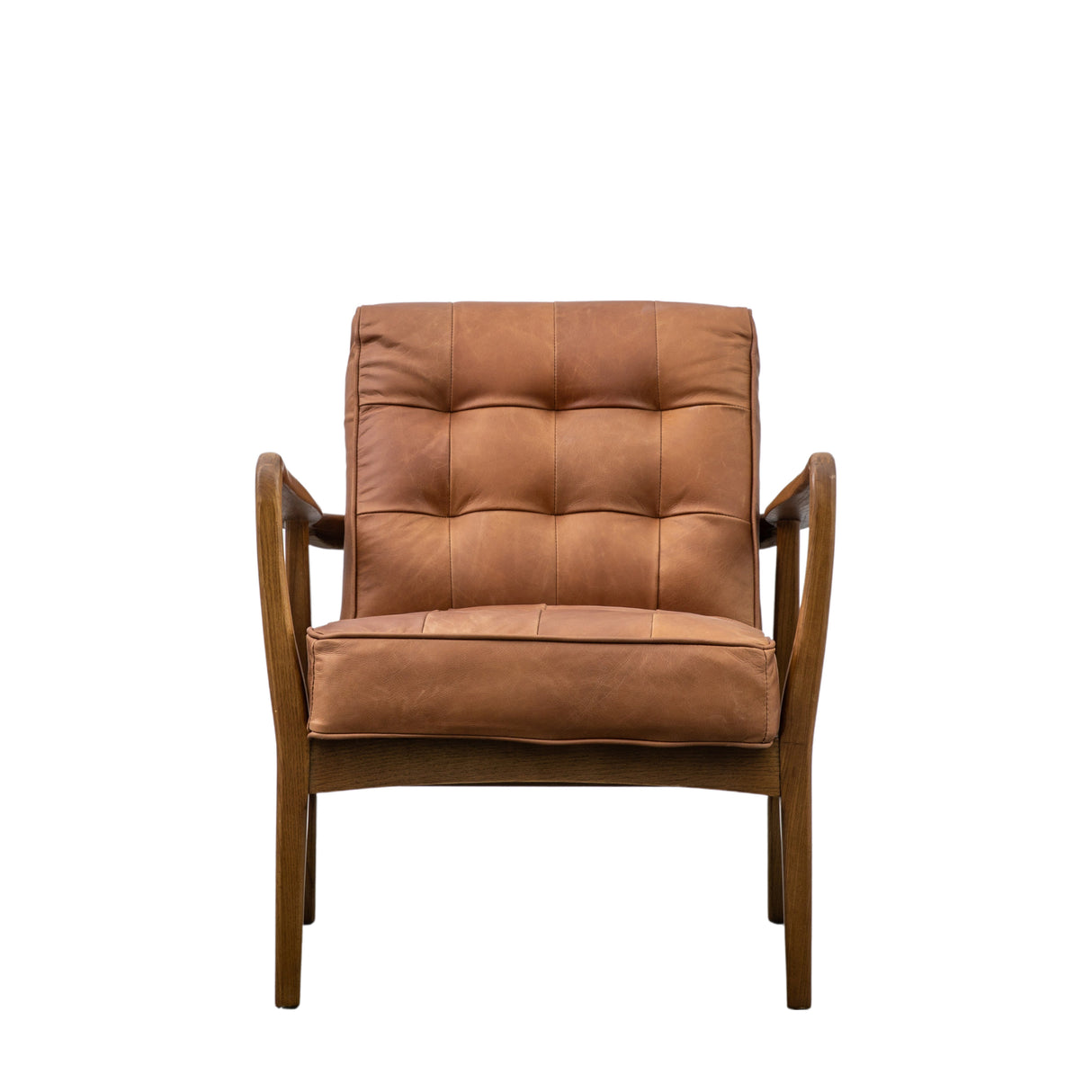 Amos Humber Armchair Vintage Brown Leather –  from Amos Lighting + Home