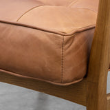 Amos Humber Armchair Vintage Brown Leather –  from Amos Lighting + Home