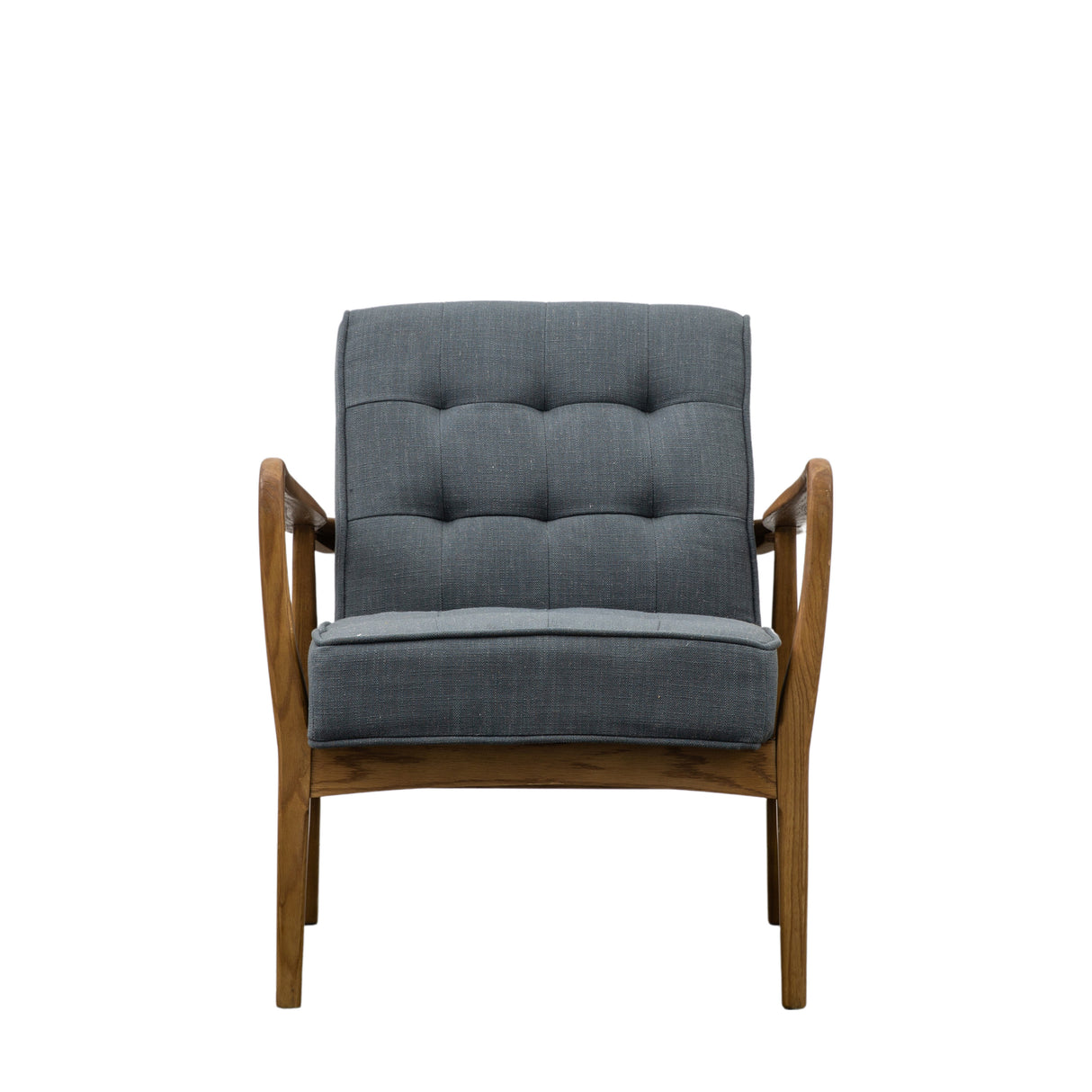 Amos Humber Armchair Dark Grey Linen  –  from Amos Lighting + Home