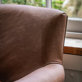 Amos Mr. Paddington Chair Vintage Brown Leather  –  from Amos Lighting + Home