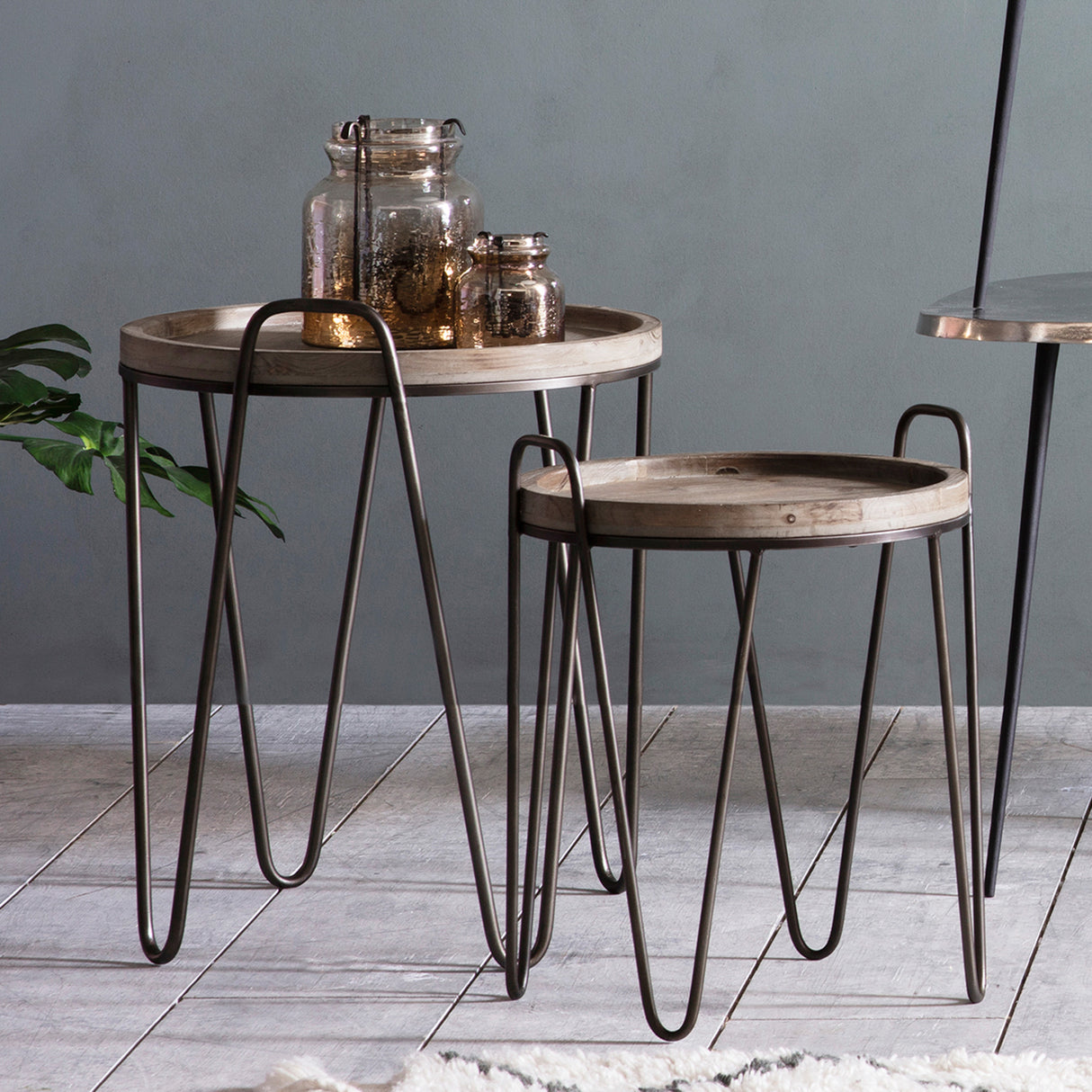 Amos Nuffield Nest of 2 Tables from Amos Lighting + Home