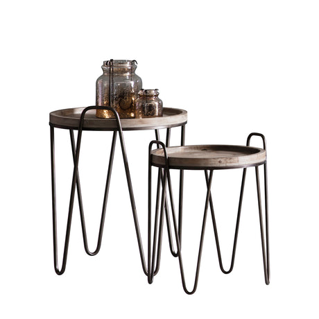 Amos Nuffield Nest of 2 Tables from Amos Lighting + Home