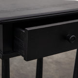 Amos Wycombe Dressing Table with Drawer Black  –  from Amos Lighting + Home