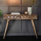 Amos Tuscany Console Table Burnt Wax  –  from Amos Lighting + Home