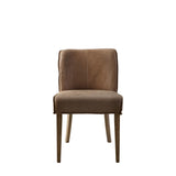 Amos Tarnby Chair Brown Leather (2pk) from Amos Lighting + Home