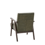 Amos Neyland Armchair Heritage Green Leather –  from Amos Lighting + Home