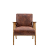 Amos Neyland Armchair Vintage Brown Leather –  from Amos Lighting + Home