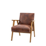 Amos Neyland Armchair Vintage Brown Leather –  from Amos Lighting + Home