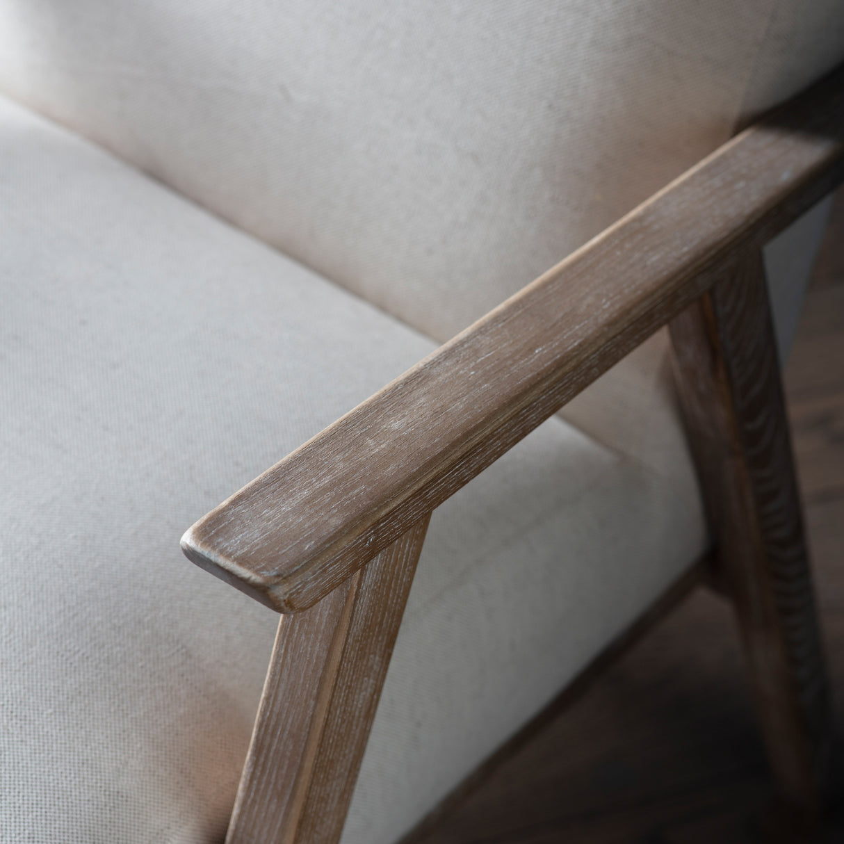 Amos Neyland Armchair Natural Linen from Amos Lighting + Home