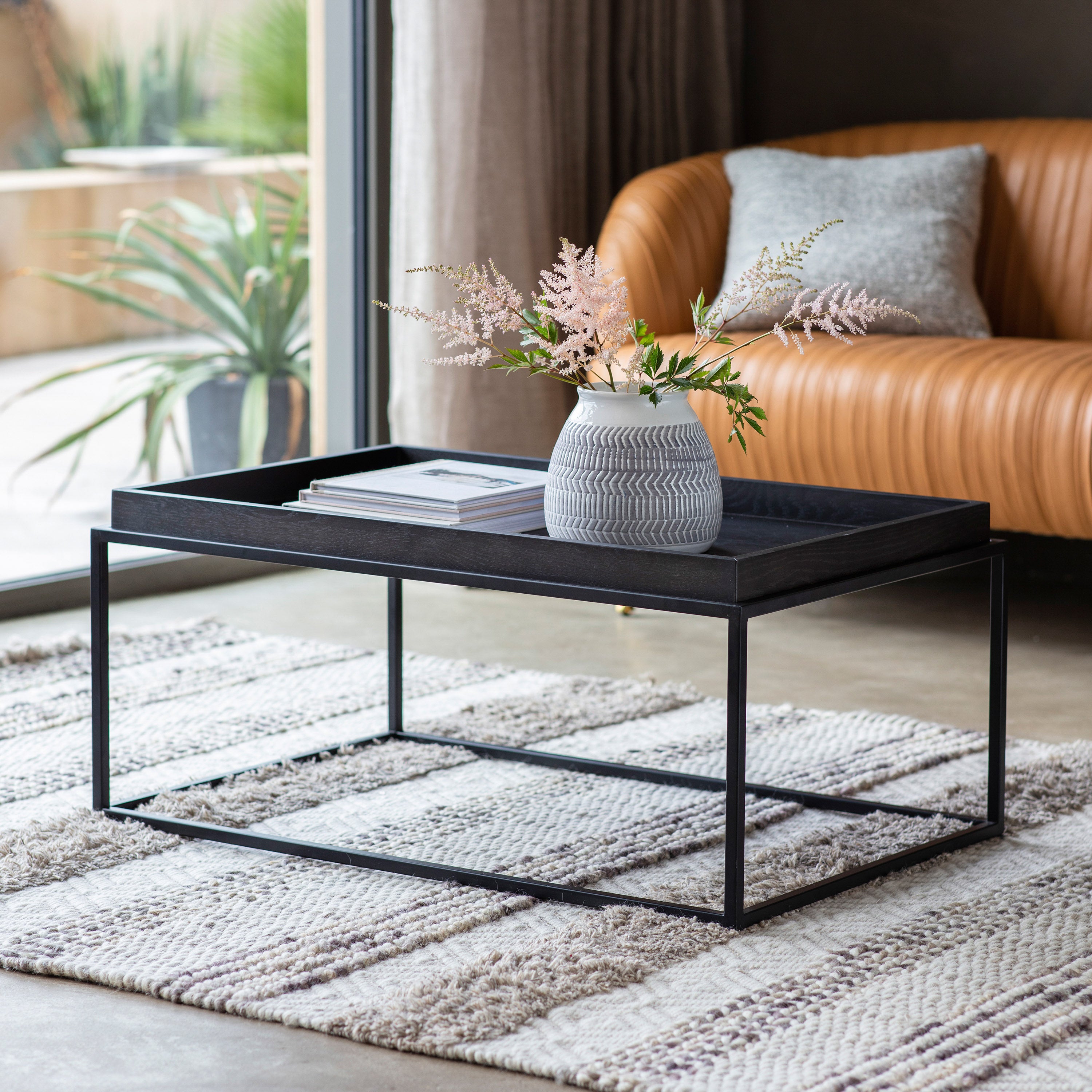 Black and gray coffee table online