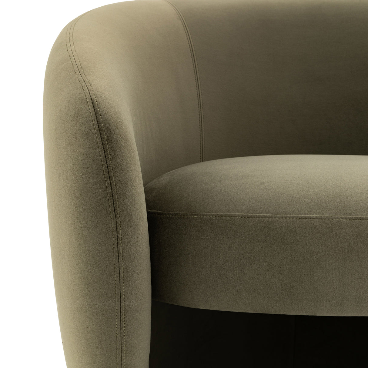 Amos Curvo Armchair Moss Green  –  from Amos Lighting + Home