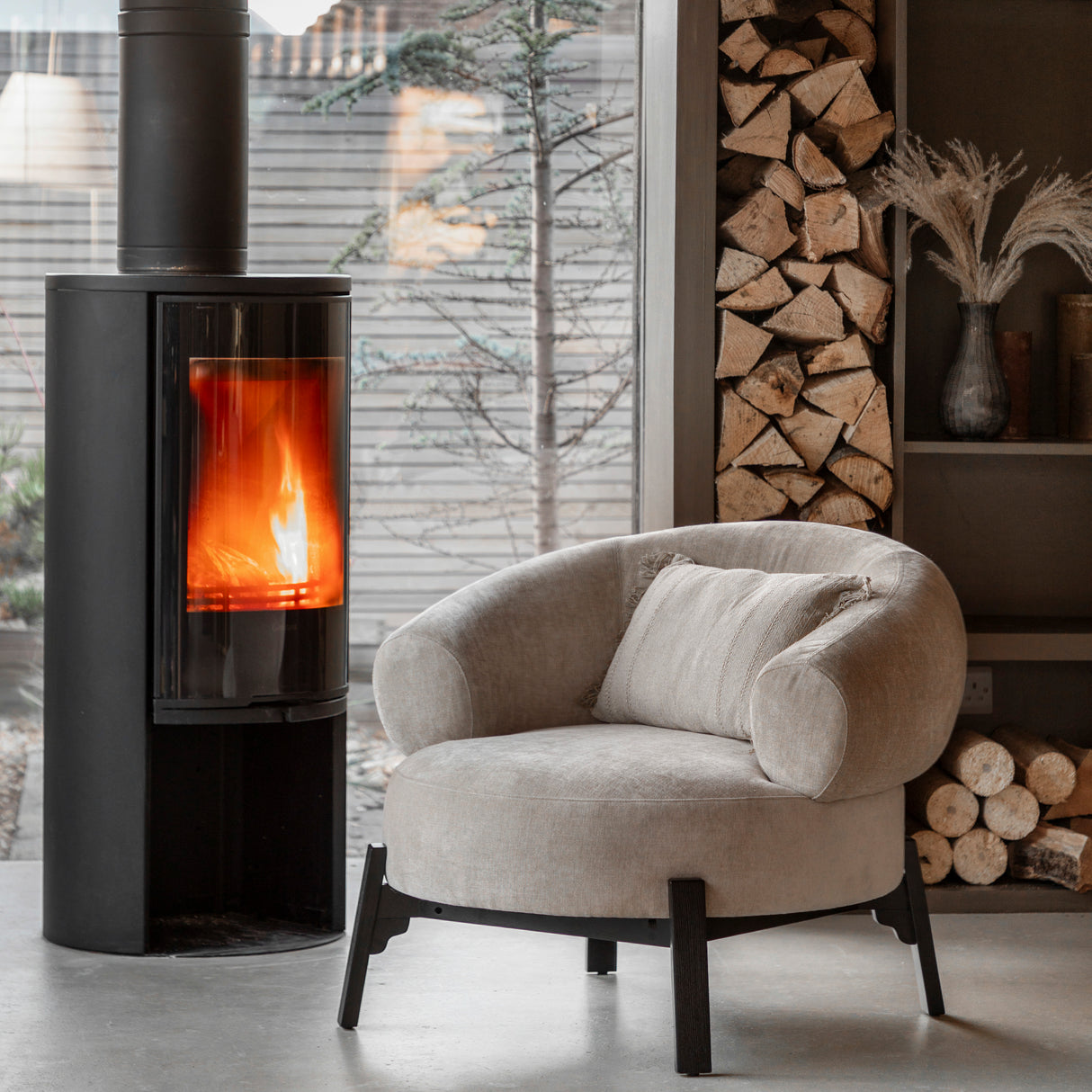 Amos Ardo Armchair Cream  –  from Amos Lighting + Home