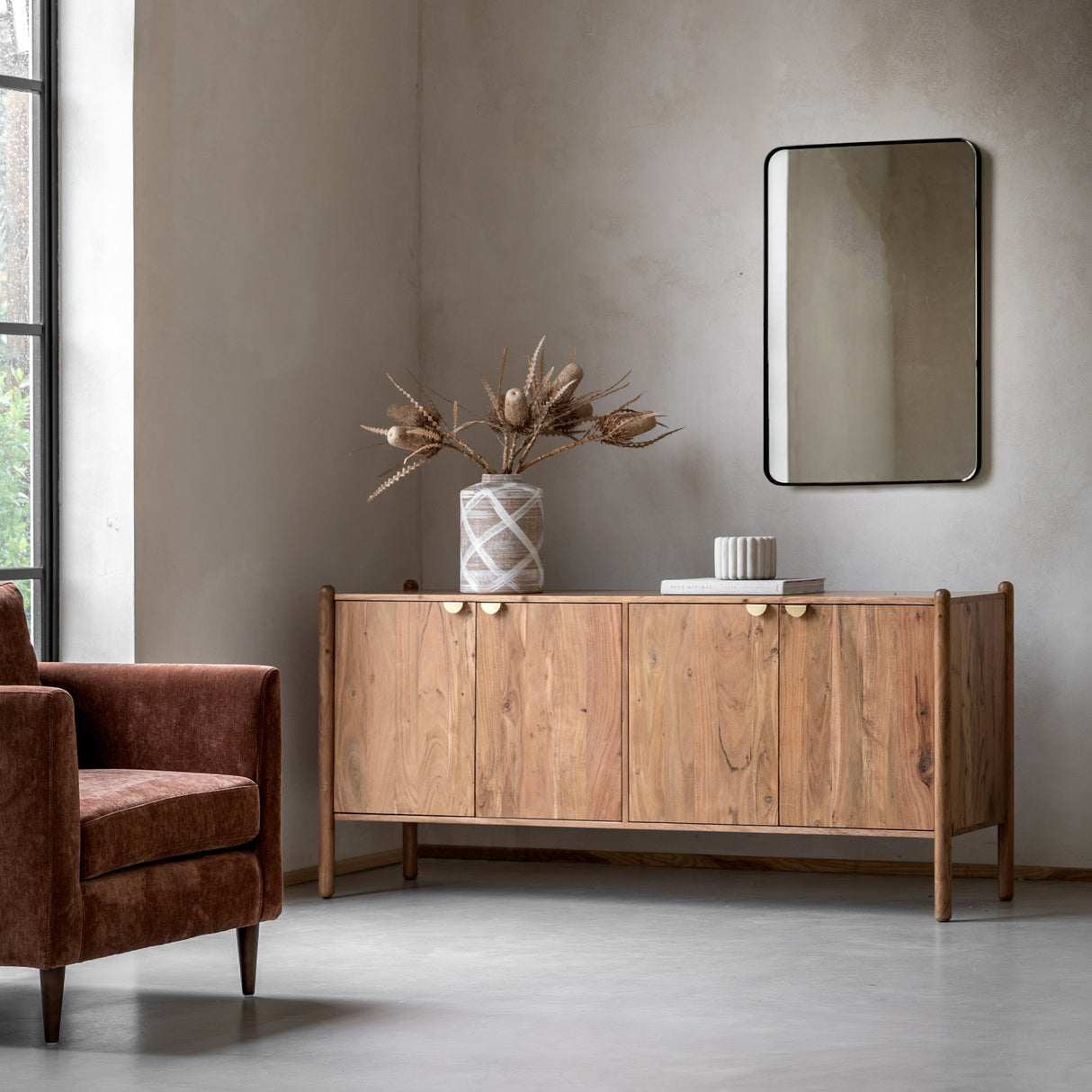 Amos Cannes 4 Door Sideboard  –  from Amos Lighting + Home