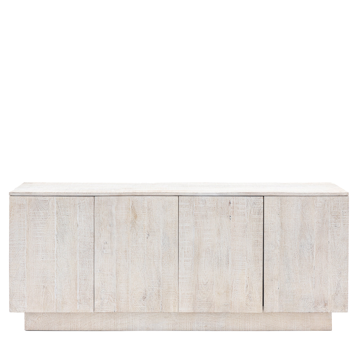 Amos Iowa 4 Door Sideboard Whitewash  –  from Amos Lighting + Home