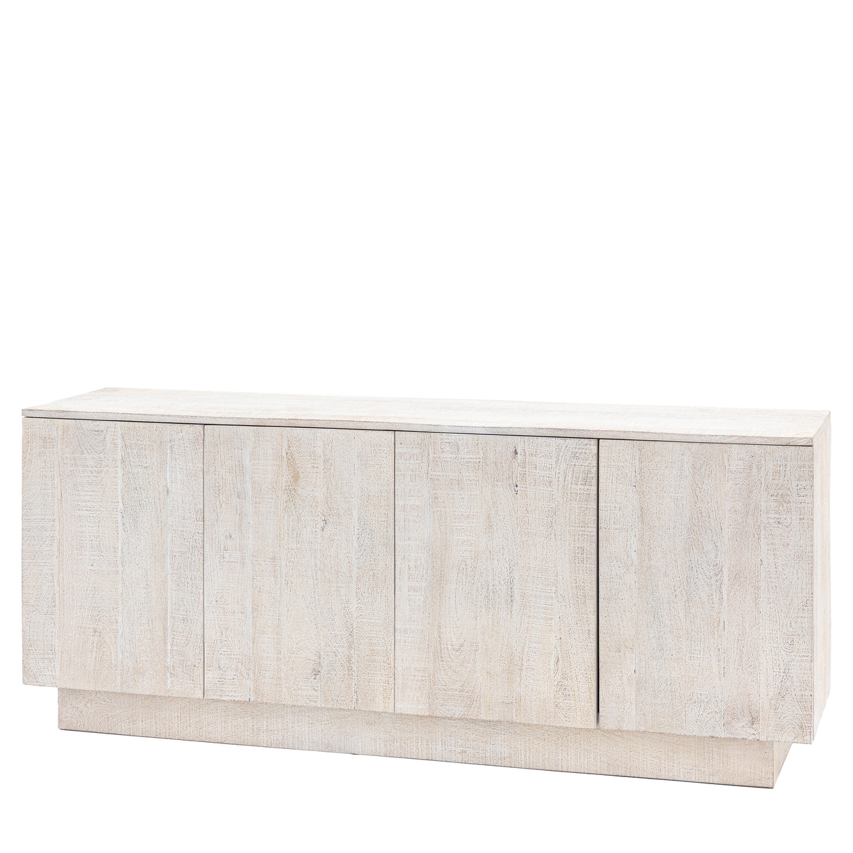 Amos Iowa 4 Door Sideboard Whitewash  –  from Amos Lighting + Home