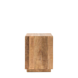 Amos Iowa Side Table Natural  –  from Amos Lighting + Home