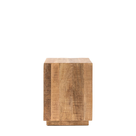 Amos Iowa Side Table Natural  –  from Amos Lighting + Home