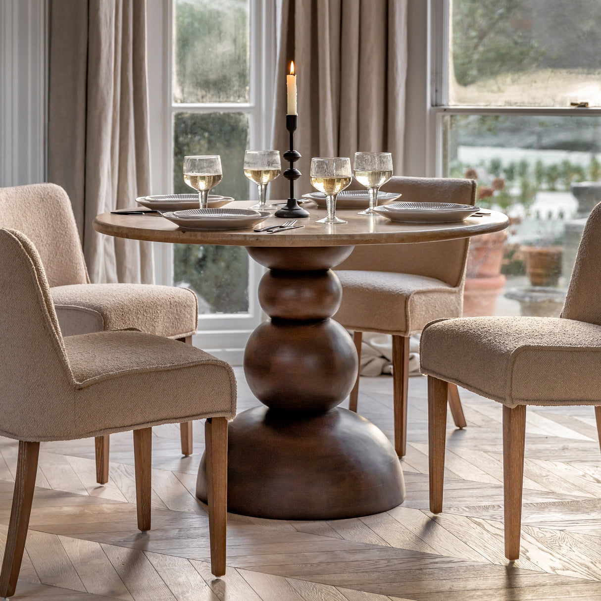 Amos Sculpt Round Dining Table  –  from Amos Lighting + Home