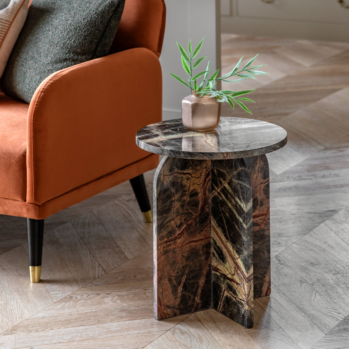 Amos Amalfi Side Table Ember  –  from Amos Lighting + Home