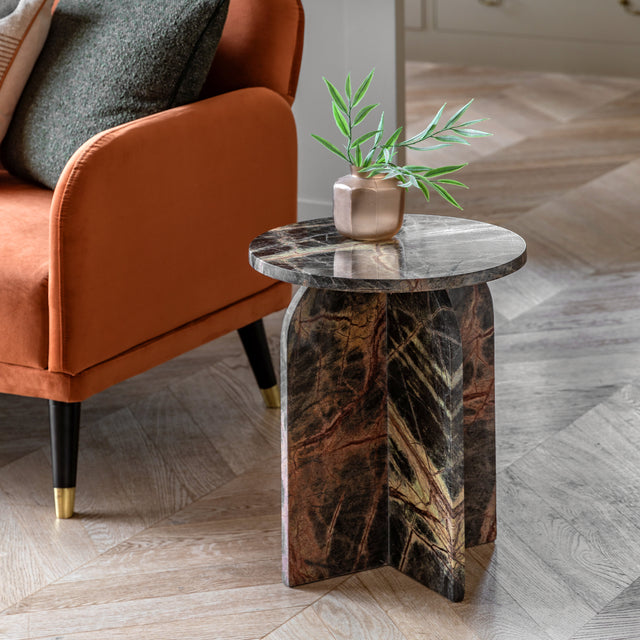 Amos Amalfi Side Table Ember  –  from Amos Lighting + Home