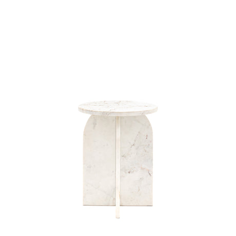 Amos Amalfi Side Table White  –  from Amos Lighting + Home