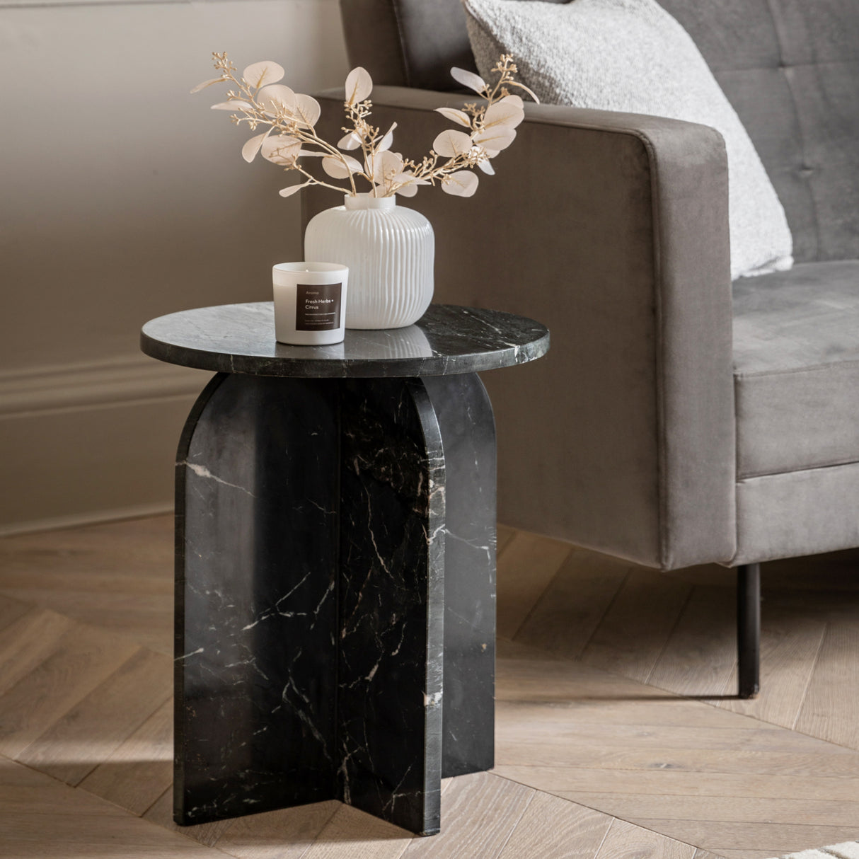 Amos Amalfi Side Table Black  –  from Amos Lighting + Home