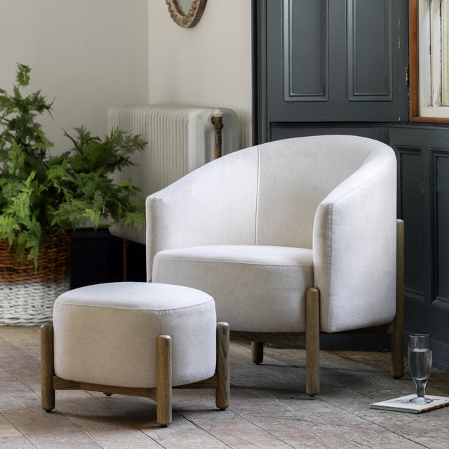 Amos Tindon Armchair Natural  –  from Amos Lighting + Home