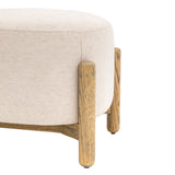 Amos Tindon Footstool Natural  –  from Amos Lighting + Home