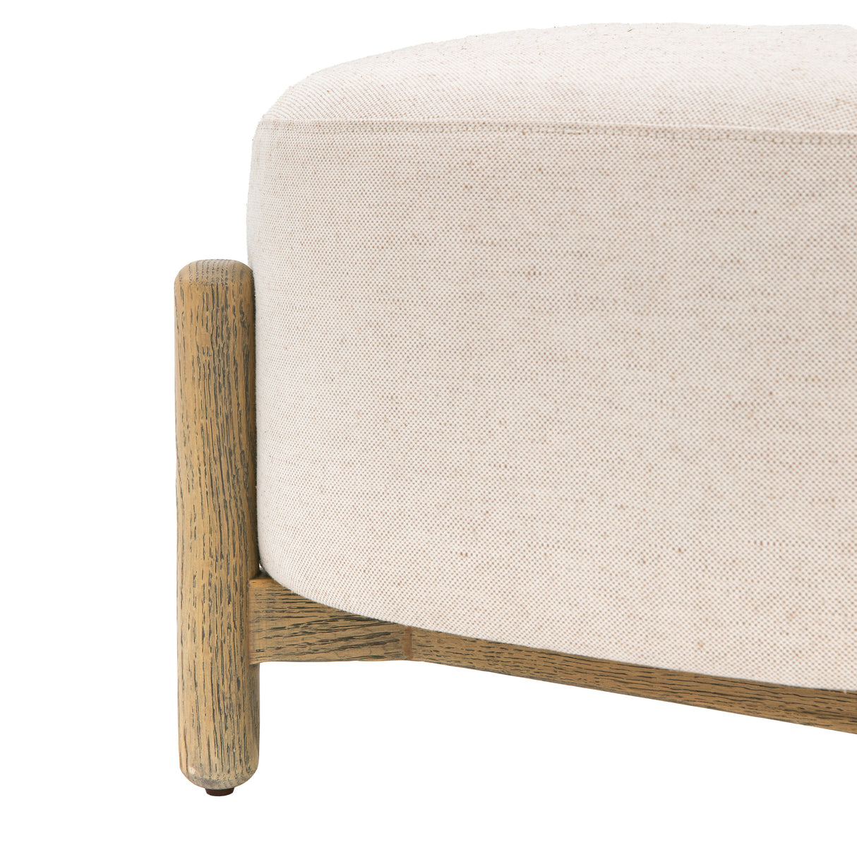 Amos Tindon Footstool Natural  –  from Amos Lighting + Home