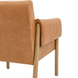 Amos Stratford Armchair Brown Leather  –  from Amos Lighting + Home