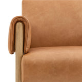 Amos Stratford Armchair Brown Leather  –  from Amos Lighting + Home