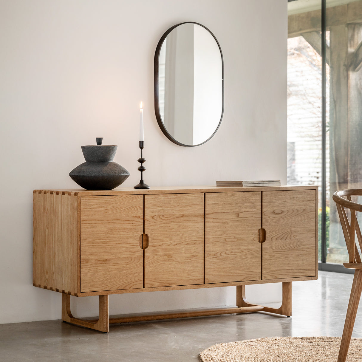 Amos Craft 4 Door Sideboard Natural  –  from Amos Lighting + Home