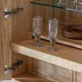 Amos Craft Cocktail Cabinet Natural from Amos Lighting + Home