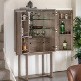 Amos Craft Cocktail Cabinet Smoked from Amos Lighting + Home