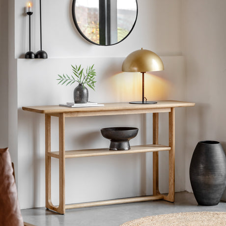 Amos Craft Console Table Natural  –  from Amos Lighting + Home