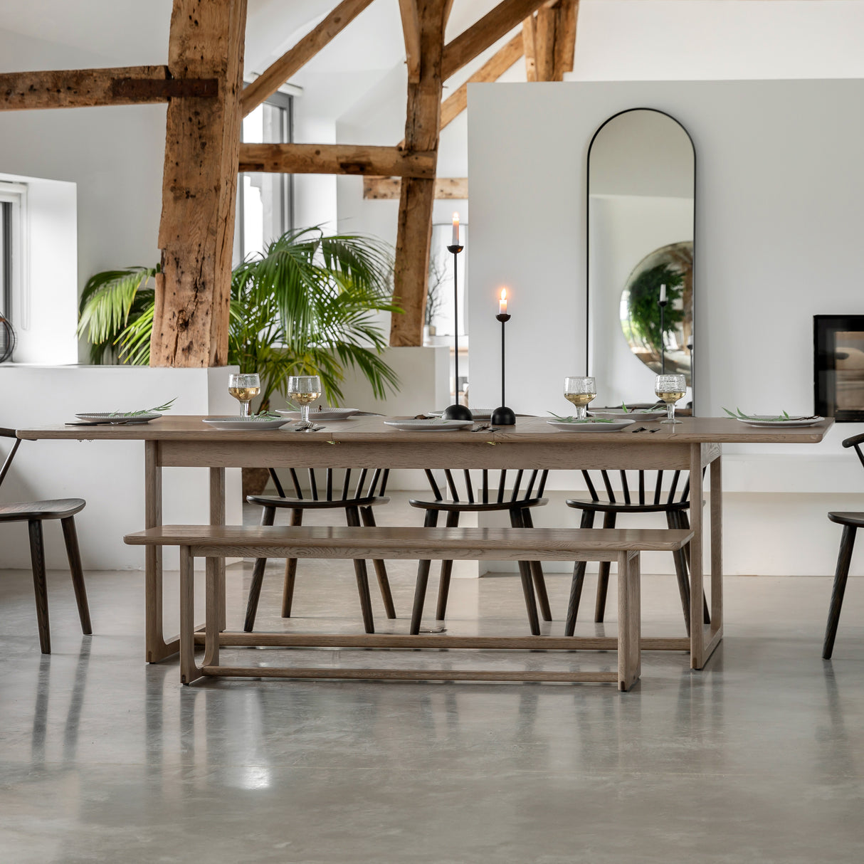 Amos Craft Ext Dining Table Smoked –  from Amos Lighting + Home