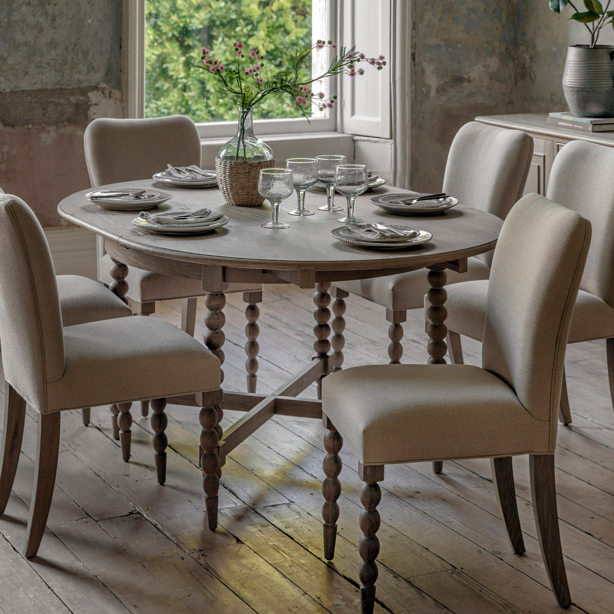 Amos Artisan Round Ext Dining Table –  from Amos Lighting + Home