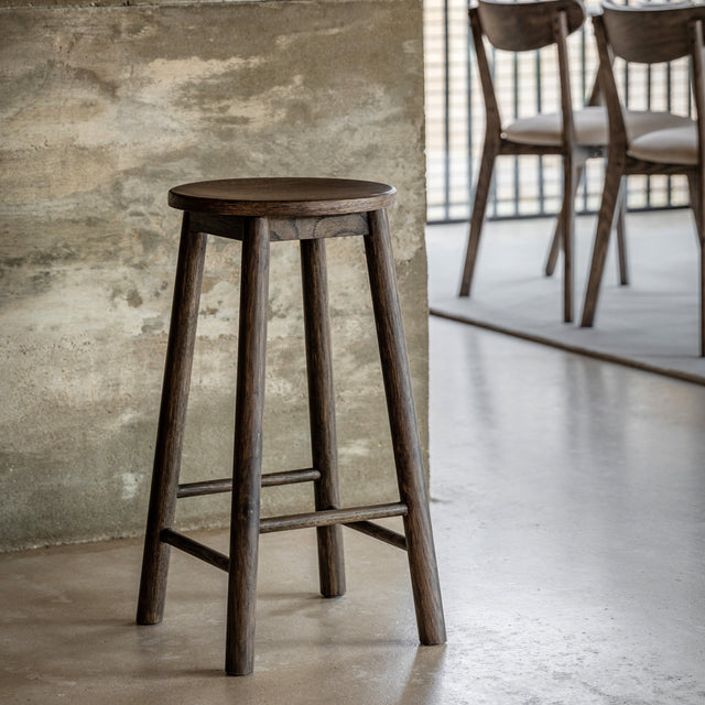 Amos Hatfield Stool Smoked  –  from Amos Lighting + Home