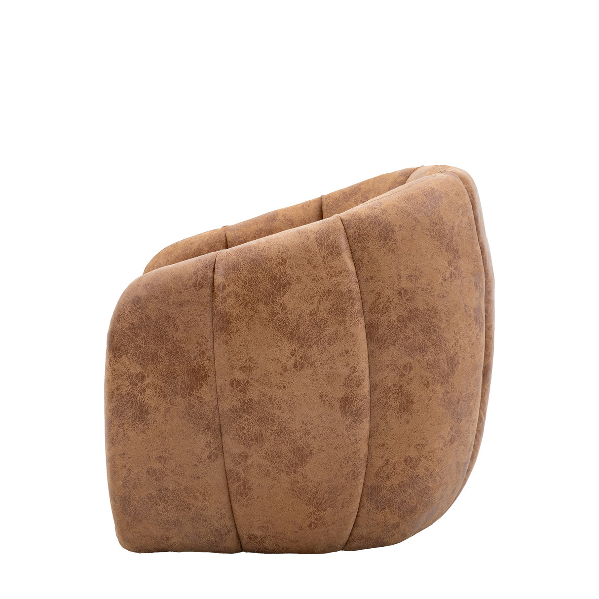 Amos Atella Tub Chair Antique Tan Leather –  from Amos Lighting + Home