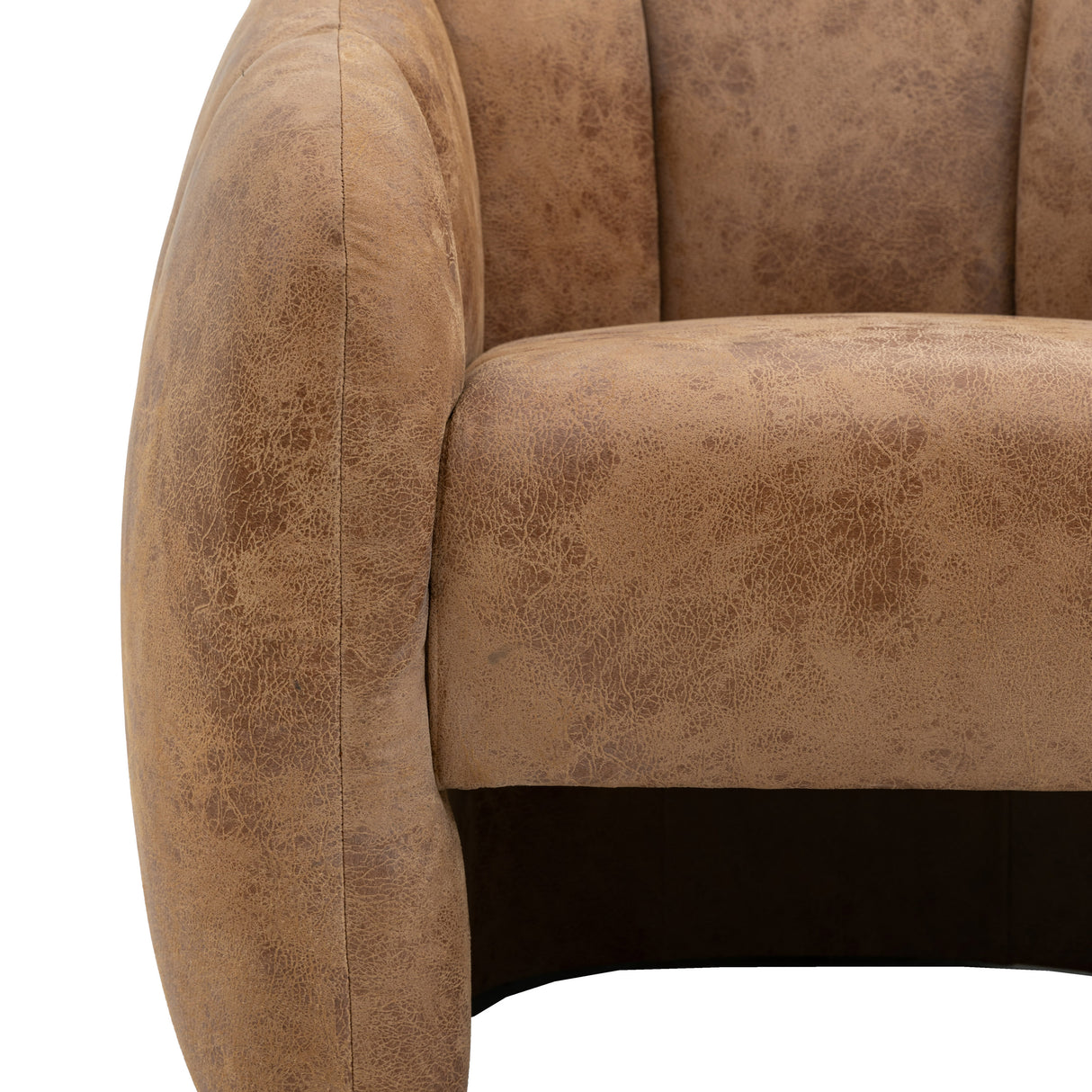 Amos Atella Tub Chair Antique Tan Leather –  from Amos Lighting + Home