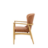 Amos Tariva Armchair Ant Brown Leather  –  from Amos Lighting + Home