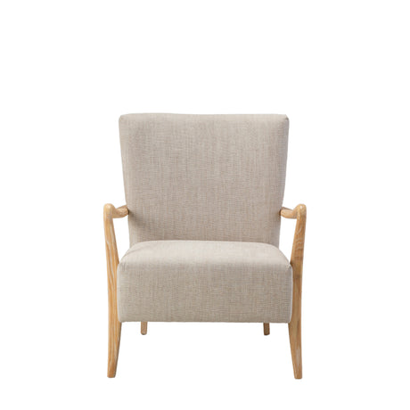 Amos Chedworth Armchair Natural Linen  –  from Amos Lighting + Home