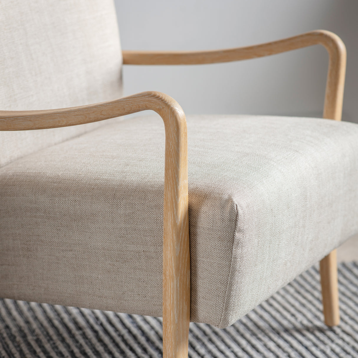 Amos Chedworth Armchair Natural Linen  –  from Amos Lighting + Home