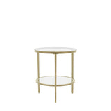 Amos Hudson Side Table Champagne  –  from Amos Lighting + Home