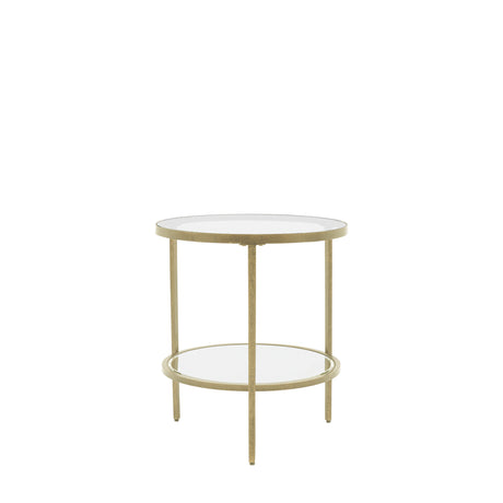 Amos Hudson Side Table Champagne  –  from Amos Lighting + Home