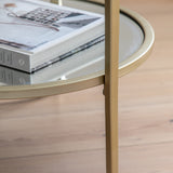 Amos Hudson Side Table Champagne  –  from Amos Lighting + Home